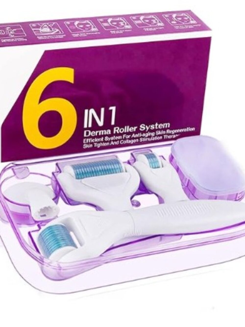 NEW Micro-needle dermabrasion Kit 6 in 1 Variable Heads New in Box